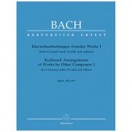 Bach, J. S.: Klavierbearbeitungen fremder Werke I BWV 972-977 