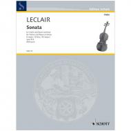 Leclair, J. M.: Violinsonate D-Dur Op. 9/3 