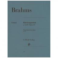 Brahms, J.: Klavierquartett g-Moll Op. 25 Urtext 