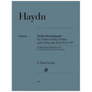 Haydn, J.: Sechs Divertimenti Hob. IV:6*–11* 