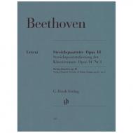 Beethoven, L. v.: Streichquartette Op. 18/1-6, Op. 14/1 