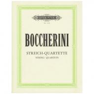 Boccherini, L.: 9 Streichquartette op. 6/6, 8/5, 10/2, 10/6, 27/2, 32/2, 33/5, 33/6, 39/1 