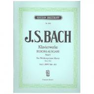 Bach, J. S.: Das Wohltemperierte Klavier 1. Teil Heft I BWV 846-853 