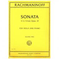 Rachmaninow, S.: Violasonate g-Moll Op. 19 