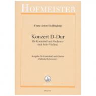Hoffmeister, F.A.: Kontrabasskonzert D-Dur 