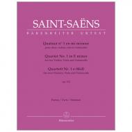 Saint-Saëns, C.: Streichquartett Nr. 1 Op. 112 e-Moll 
