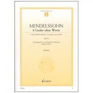 Mendelssohn Bartholdy, F.: 6 Lieder ohne Worte Op. 85 