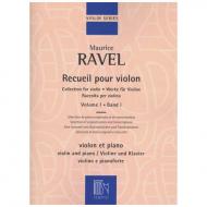 Ravel, M.: Werke für Violine Band 1 