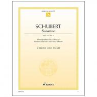 Schubert, F.: Sonatine in D-Dur Op. 137 Nr. 1 