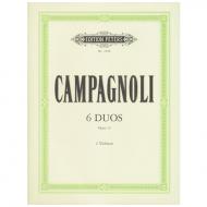 Campagnoli, B.: 6 fortschreitende Duette Op. 14 
