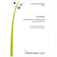 Mulsant, F.: Quintette pour quatuor à cordes et piano op. 94 
