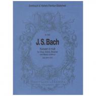 Bach, J.S.: Konzert d-Moll nach BWV1060 