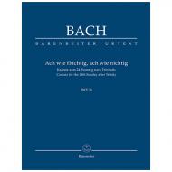 Bach, J. S.: Kantate BWV 26 »Ach wie flüchtig, ach wie nichtig« – Kantate am 24. Sonntag nach Trinitatis 