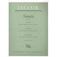 Leclair, J. M. A.: Triosonaten Op. 4 Nr. 1 d-moll 