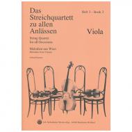 Das Streichquartett zu allen Anlässen Band 3 – Viola 
