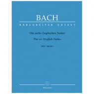 Bach, J. S.: Die sechs Englischen Suiten BWV 806-811 