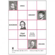 Grieg, E./Debussy, C./Schumann, R./Brahms, J.: 5 Stücke 