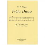 Mozart, W. A.: Frühe Duette 