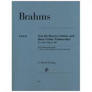 Brahms, J.: Klaviertrio Op. 40 Es-Dur 