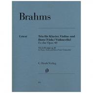 Brahms, J.: Klaviertrio Op. 40 Es-Dur 