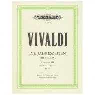 Vivaldi, A.: Violinkonzert Op. 8/3 RV 293 F-Dur »Der Herbst« 