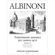 Albinoni, T.: Trattenimenti armonici per camera op.6 Nr.5-8 