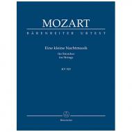 Mozart, W. A.: Eine kleine Nachtmusik für Streicher G-Dur KV 525 