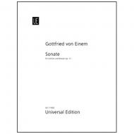 Einem, G. v.: Violinsonate Op. 11 