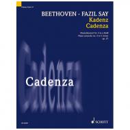 Say, F.: Kadenz zu Beethovens 3. Klavierkonzert (2001) 