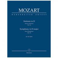 Mozart, W. A.: Sinfonie Nr. 31 D-Dur KV 297 (300a) »Pariser Sinfonie« 
