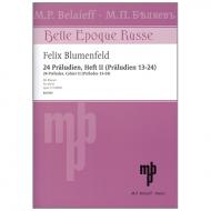 Blumenfeld, F.: 24 Präludien Op. 17 Band 2 (Nr. 13-24) 