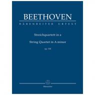 Beethoven, L. van: Streichquartett a-Moll op. 132 - Taschenpartitur 