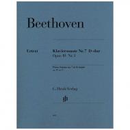 Beethoven, L. v.: Klaviersonate Nr. 7 D-Dur Op. 10,3 