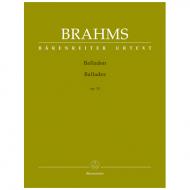 Brahms, J.: Balladen Op. 10 