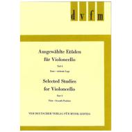 Lösche, H.: Ausgewählte Etüden für Violoncello Teil 4 