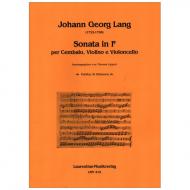 Lang, J. G.: Sonata in F 