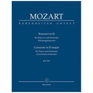 Mozart, W. A.: Konzert für Klavier und Orchester Nr. 26 D-Dur KV 537 »Krönungskonzert« 