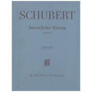 Schubert, F.: Sämtliche Tänze Band I 