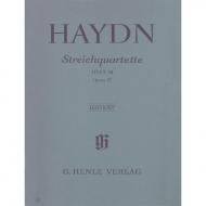 Haydn, J.: Streichquartette Heft 3: Op. 17/1-6 Urtext 