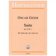 Geier, O.: Violasuite Op. 15 Nr. 1 
