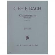 Bach, C. Ph. E.: Klaviersonaten Auswahl Band III 