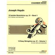 Haydn, J.: 12 leichte Streichtrios Op. 21 – Band 1 