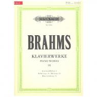 Brahms, J.: Klavierstücke Op. 4, 10, 39, 76 
