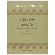 Benda, F.: Violinsonate Op. 1/2 A-Dur 