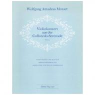Mozart, W. A.: Violinkonzert aus der Colloredo-Serenade 