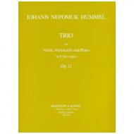 Hummel, J. N.: Klaviertrio Op. 12 Es-Dur 
