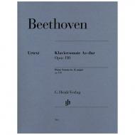 Beethoven, L. v.: Klaviersonate Nr. 31 As-Dur Op. 110 