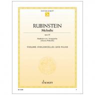 Rubinstein, A.: Melodie in F 