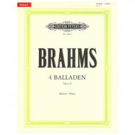 Brahms, J.: 4 Balladen Op. 10 
