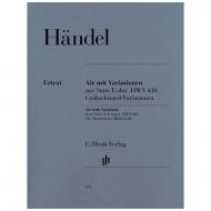 Händel, G. F.: Air (Grobschmied-Variationen) 